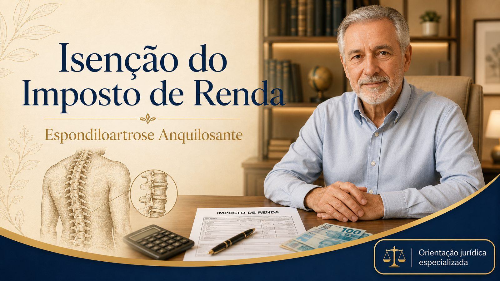 Espondilite anquilosante dá isenção do Imposto de Renda?