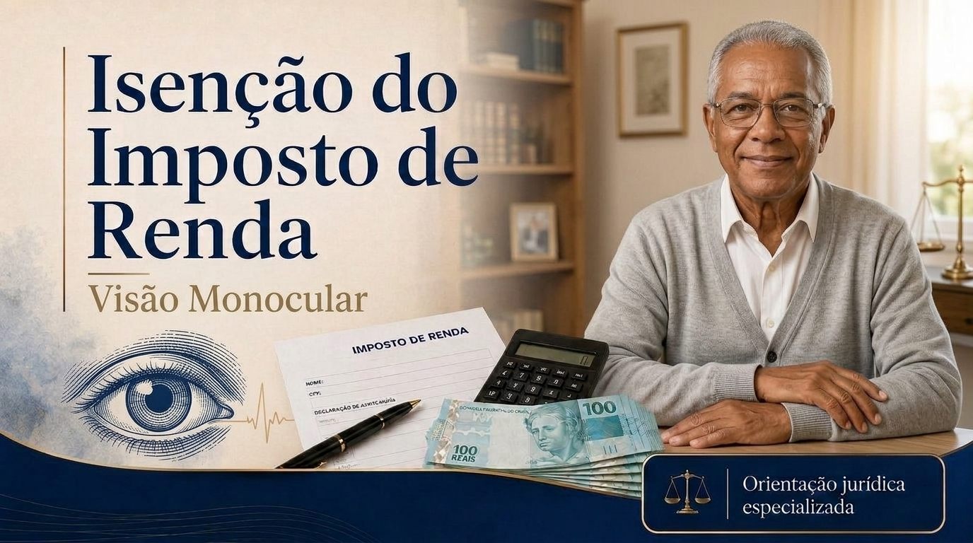 Cegueira monocular dá direito à isenção do Imposto de Renda? O guia da visão monocular